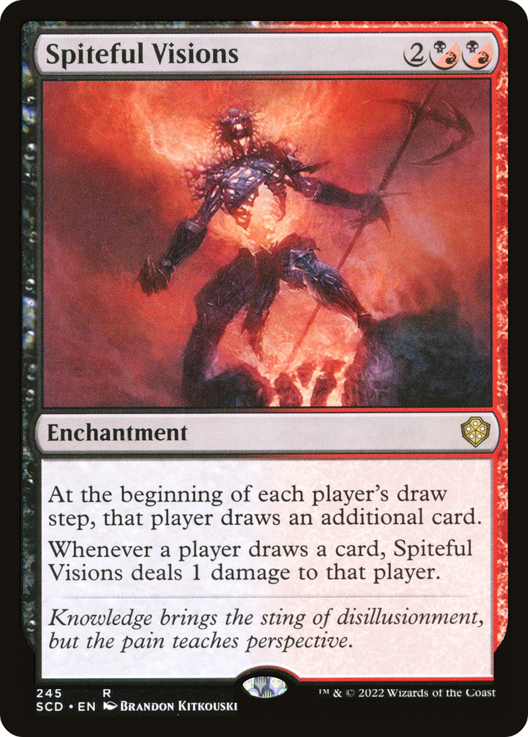 Spiteful Visions [Starter Commander Decks] | Spectrum Games