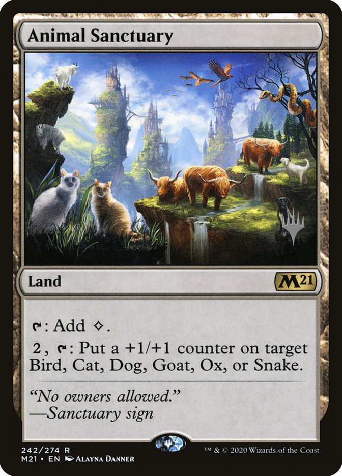 Animal Sanctuary (Promo Pack) [Core Set 2021 Promos] | Spectrum Games