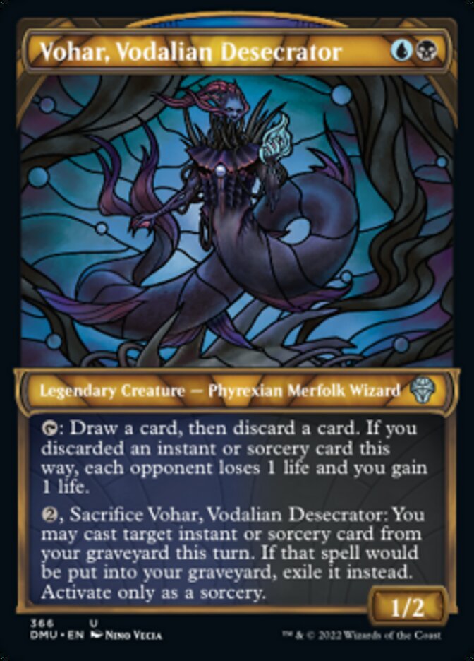 Vohar, Vodalian Desecrator (Showcase Textured) [Dominaria United] | Spectrum Games