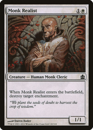 Monk Realist [Commander 2011] | Spectrum Games