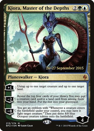 Kiora, Master of the Depths [Battle for Zendikar Promos] | Spectrum Games