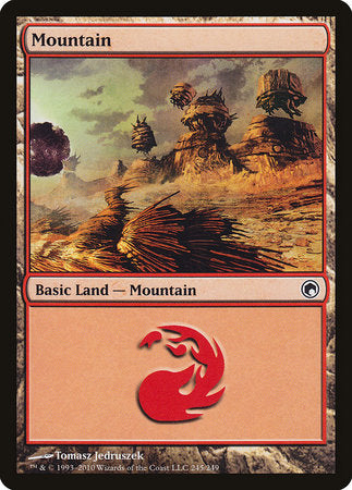 Mountain (245) [Scars of Mirrodin] | Spectrum Games