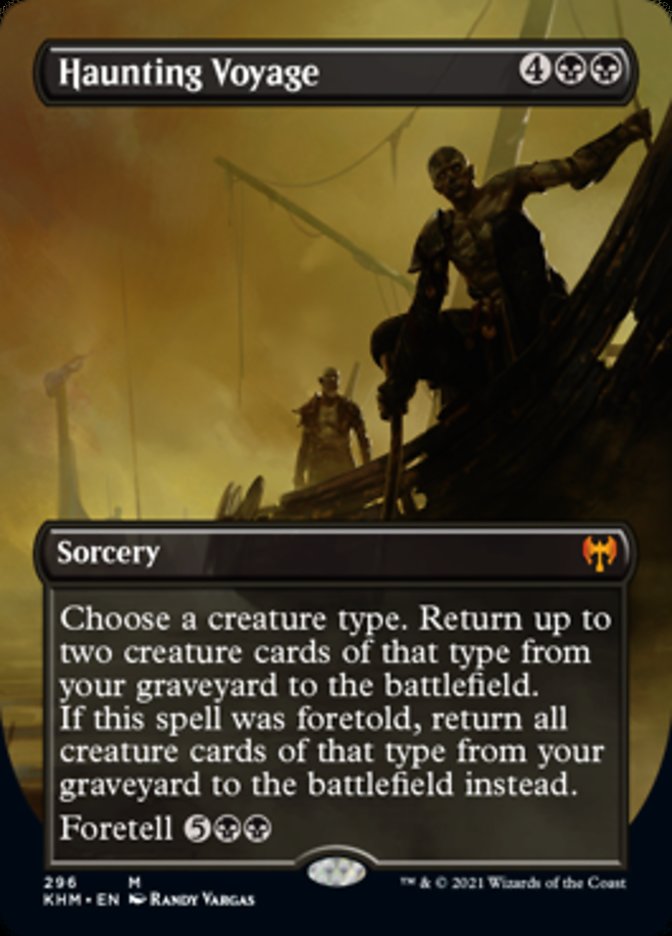 Haunting Voyage (Borderless Alternate Art) [Kaldheim] | Spectrum Games