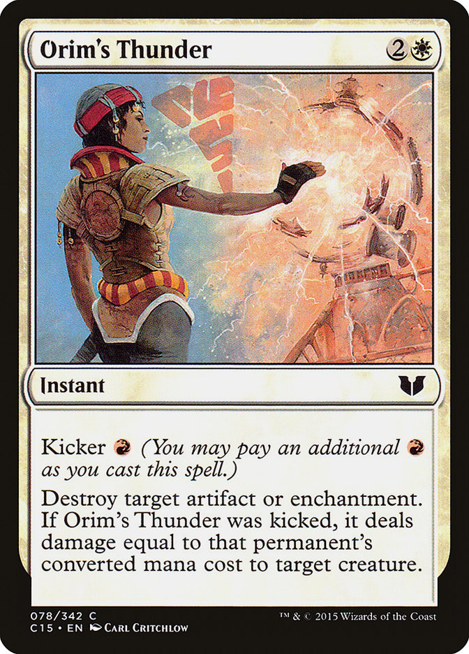 Orim's Thunder [Commander 2015] | Spectrum Games