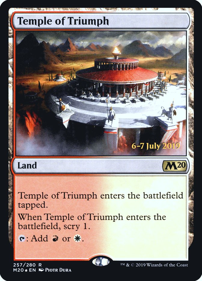 Temple of Triumph  [Core Set 2020 Prerelease Promos] | Spectrum Games