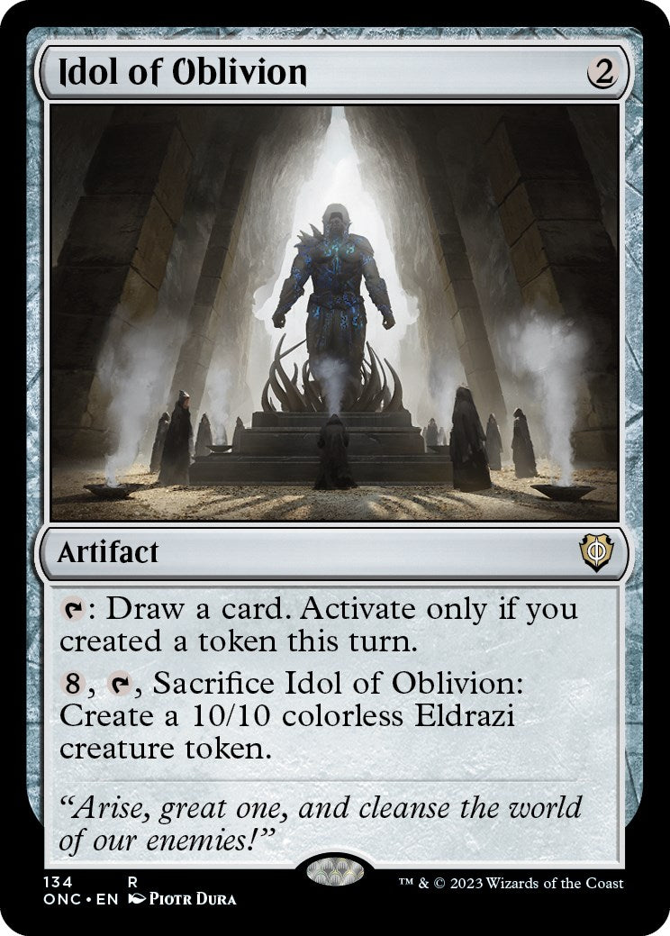 Idol of Oblivion [Phyrexia: All Will Be One Commander] | Spectrum Games