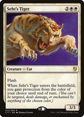 Seht's Tiger [Commander 2017] | Spectrum Games