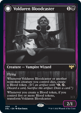 Voldaren Bloodcaster // Bloodbat Summoner [Innistrad: Double Feature] | Spectrum Games