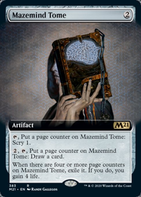 Mazemind Tome (Extended Art) [Core Set 2021] | Spectrum Games