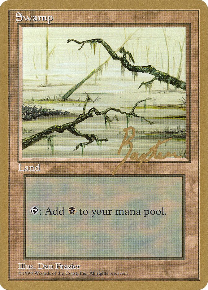 Swamp (gb371) (George Baxter) [Pro Tour Collector Set] | Spectrum Games