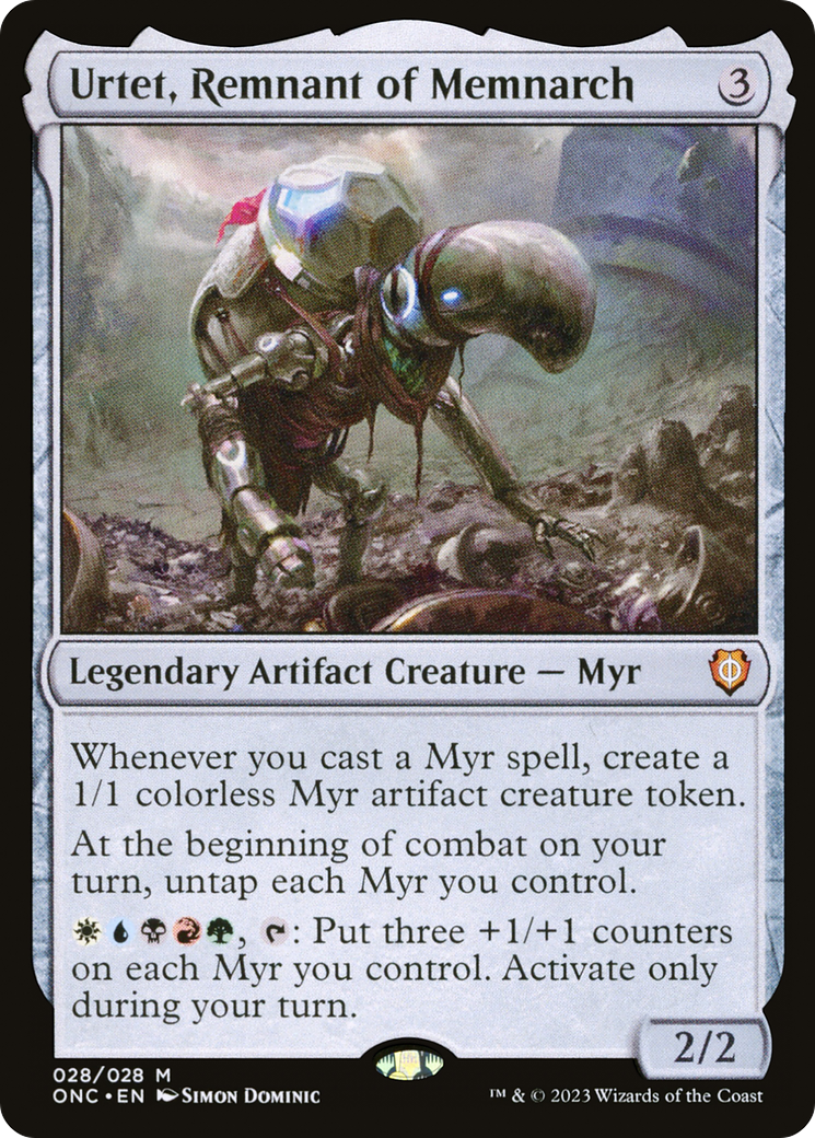 Urtet, Remnant of Memnarch [Phyrexia: All Will Be One Commander] | Spectrum Games