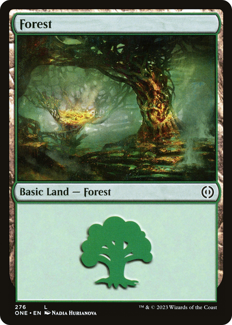 Forest (276) [Phyrexia: All Will Be One] | Spectrum Games