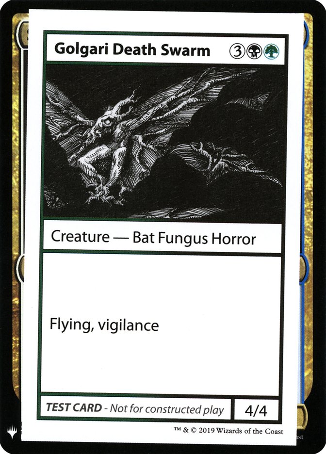 Golgari Death Swarm [Mystery Booster Playtest Cards] | Spectrum Games