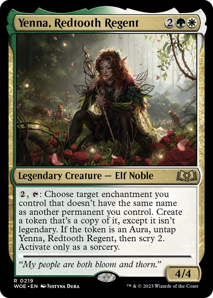 Yenna, Redtooth Regent [Wilds of Eldraine] | Spectrum Games