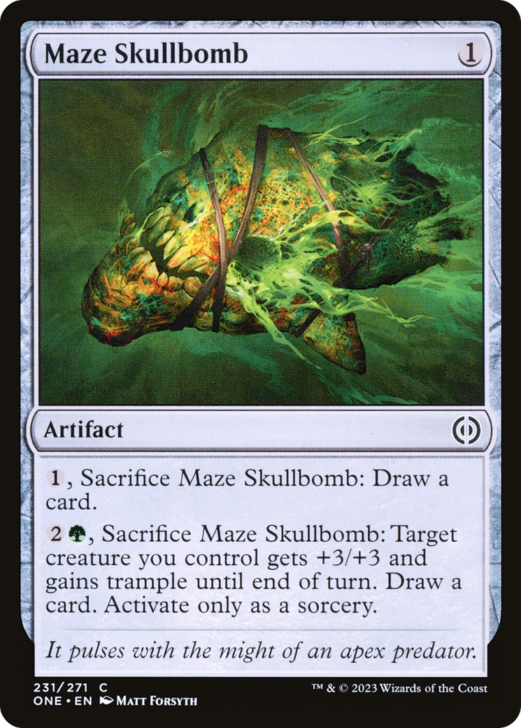 Maze Skullbomb [Phyrexia: All Will Be One] | Spectrum Games