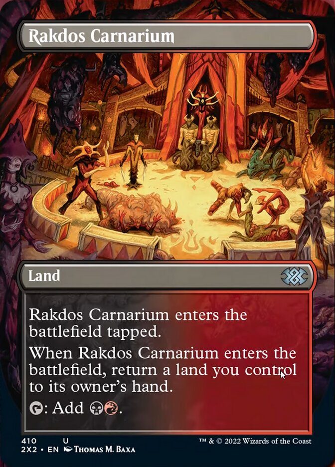 Rakdos Carnarium (Borderless Alternate Art) [Double Masters 2022] | Spectrum Games