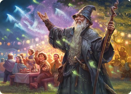 Gandalf, Friend of the Shire Art Card [The Lord of the Rings: Tales of Middle-earth Art Series] | Spectrum Games