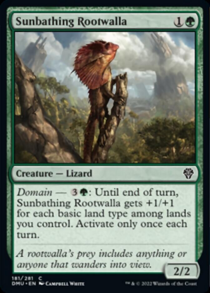 Sunbathing Rootwalla [Dominaria United] | Spectrum Games