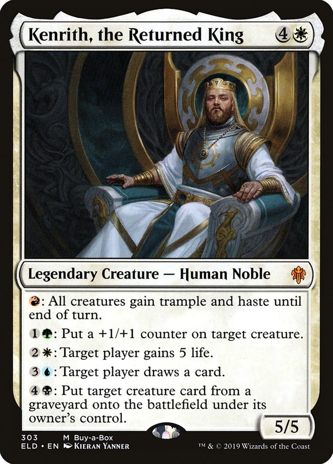 Kenrith, the Returned King (Buy-A-Box) [Throne of Eldraine Promos] | Spectrum Games