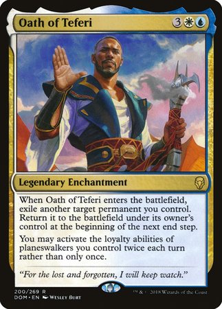 Oath of Teferi [Dominaria] | Spectrum Games