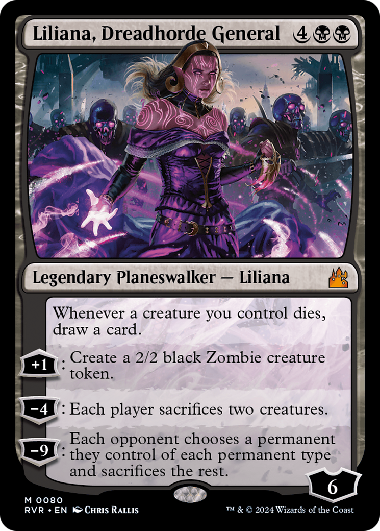 Liliana, Dreadhorde General [Ravnica Remastered] | Spectrum Games