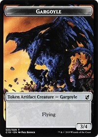 Gargoyle // Egg Double-sided Token [Commander 2019 Tokens] | Spectrum Games