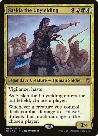 Saskia the Unyielding [Commander 2016] | Spectrum Games