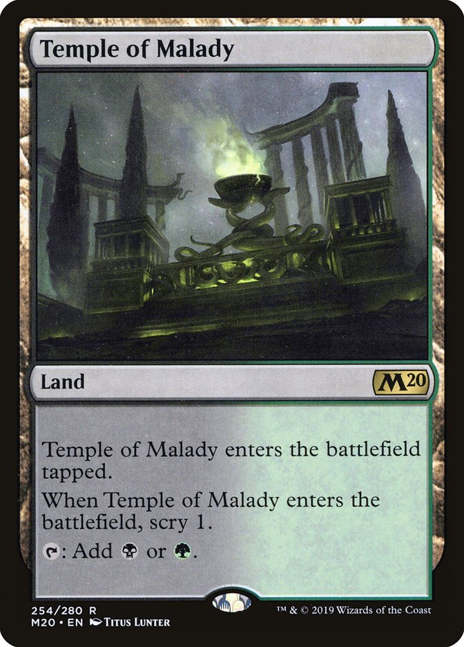 Temple of Malady [Core Set 2020] | Spectrum Games