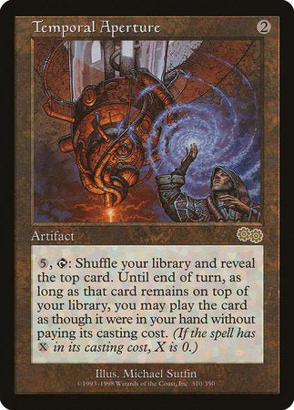 Temporal Aperture [Urza's Saga] | Spectrum Games
