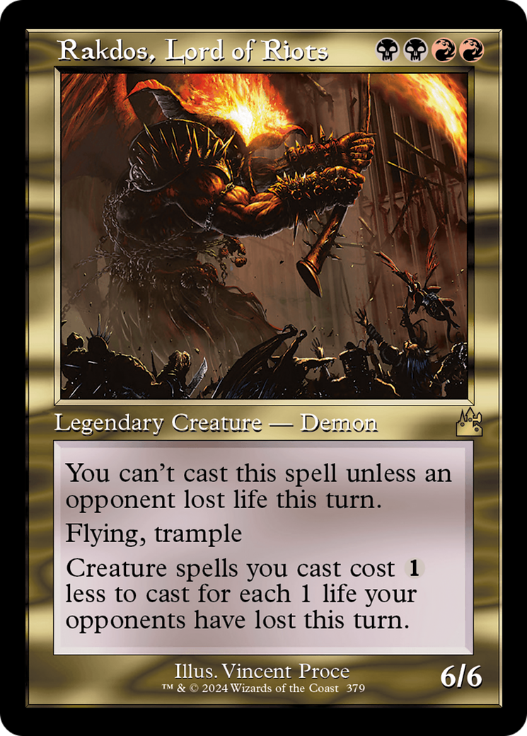 Rakdos, Lord of Riots (Retro Frame) [Ravnica Remastered] | Spectrum Games