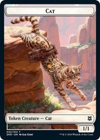 Cat // Hydra Double-sided Token [Zendikar Rising Tokens] | Spectrum Games