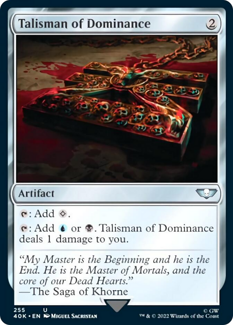 Talisman of Dominance (255) (Surge Foil) [Universes Beyond: Warhammer 40,000] | Spectrum Games