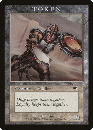 Soldier Token (Onslaught) [Magic Player Rewards 2002] | Spectrum Games