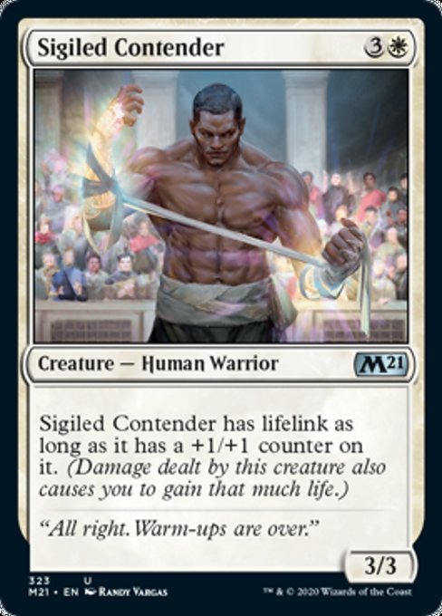 Sigiled Contender [Core Set 2021] | Spectrum Games