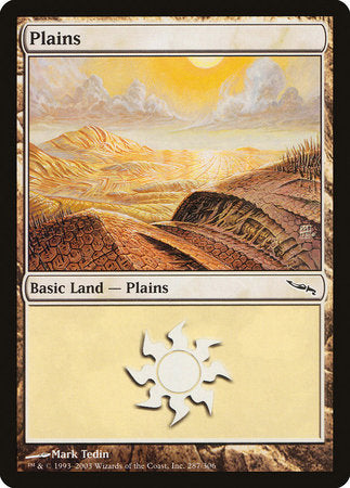Plains (287) [Mirrodin] | Spectrum Games