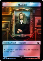 Soldier // Treasure (0060) Double-Sided Token (Surge Foil) [Doctor Who Tokens] | Spectrum Games