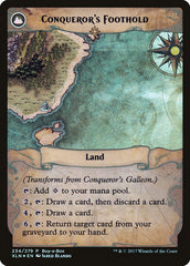 Conqueror's Galleon // Conqueror's Foothold (Buy-A-Box) [Ixalan Treasure Chest] | Spectrum Games