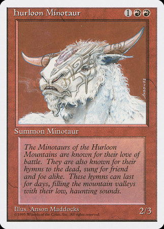 Hurloon Minotaur [Fourth Edition] | Spectrum Games