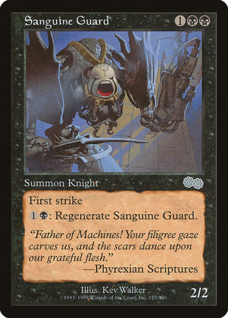 Sanguine Guard [Urza's Saga] | Spectrum Games