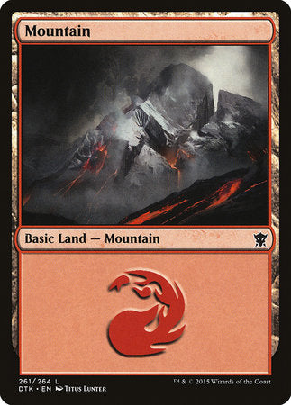 Mountain (261) [Dragons of Tarkir] | Spectrum Games