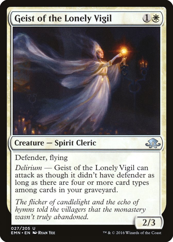 Geist of the Lonely Vigil [Eldritch Moon] | Spectrum Games