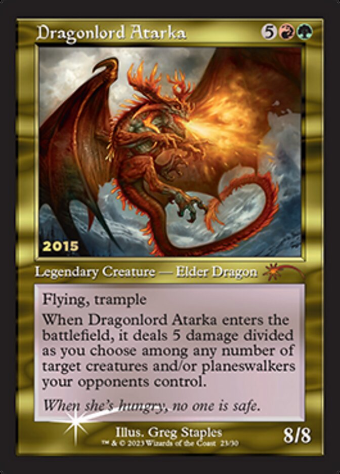 Dragonlord Atarka [30th Anniversary Promos] | Spectrum Games