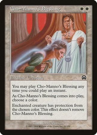 Cho-Manno's Blessing [Mercadian Masques] | Spectrum Games