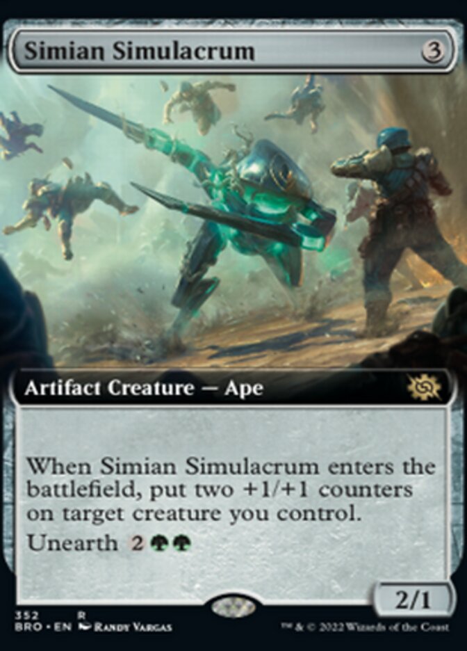 Simian Simulacrum (Extended Art) [The Brothers' War] | Spectrum Games