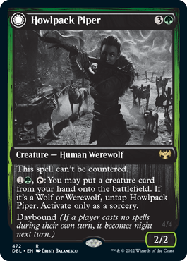 Howlpack Piper // Wildsong Howler [Innistrad: Double Feature] | Spectrum Games