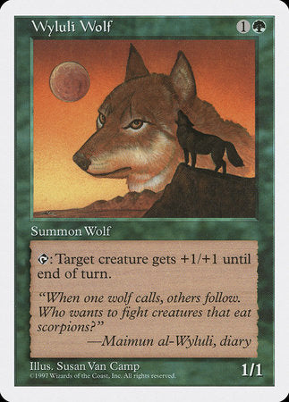 Wyluli Wolf [Fifth Edition] | Spectrum Games
