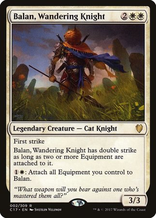 Balan, Wandering Knight [Commander 2017] | Spectrum Games