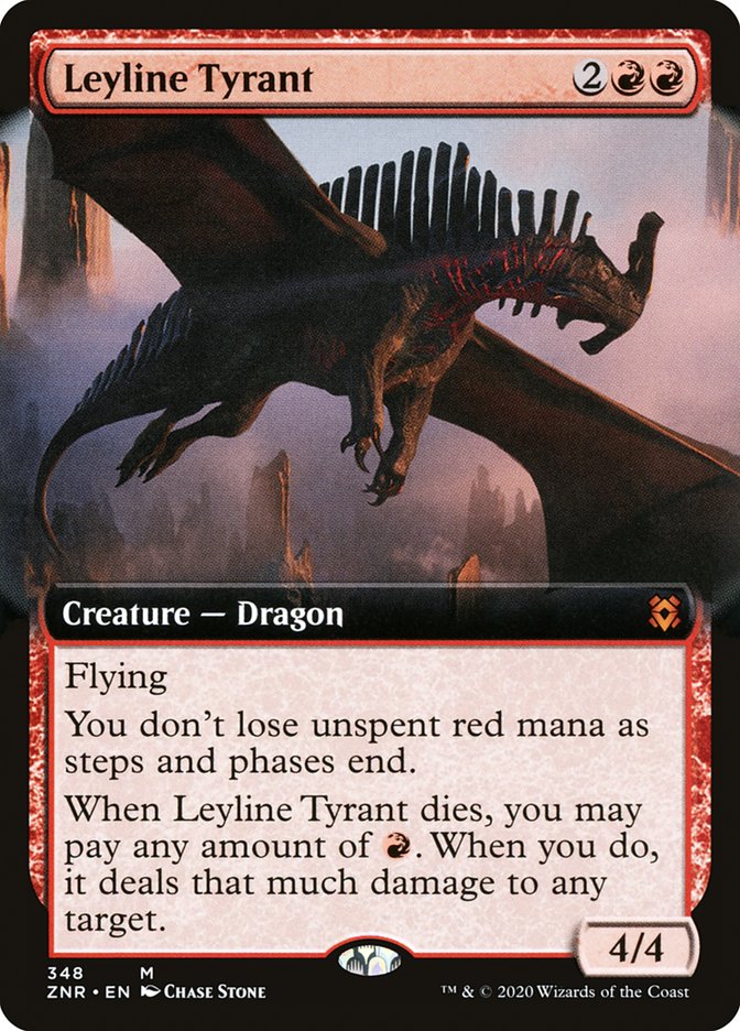 Leyline Tyrant (Extended Art) [Zendikar Rising] | Spectrum Games