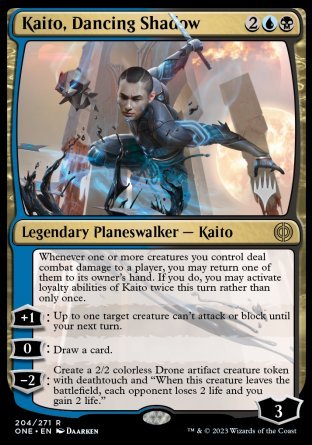 Kaito, Dancing Shadow (Promo Pack) [Phyrexia: All Will Be One Promos] | Spectrum Games