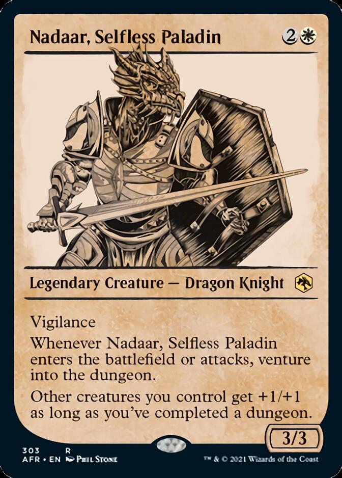 Nadaar, Selfless Paladin (Showcase) [Dungeons & Dragons: Adventures in the Forgotten Realms] | Spectrum Games